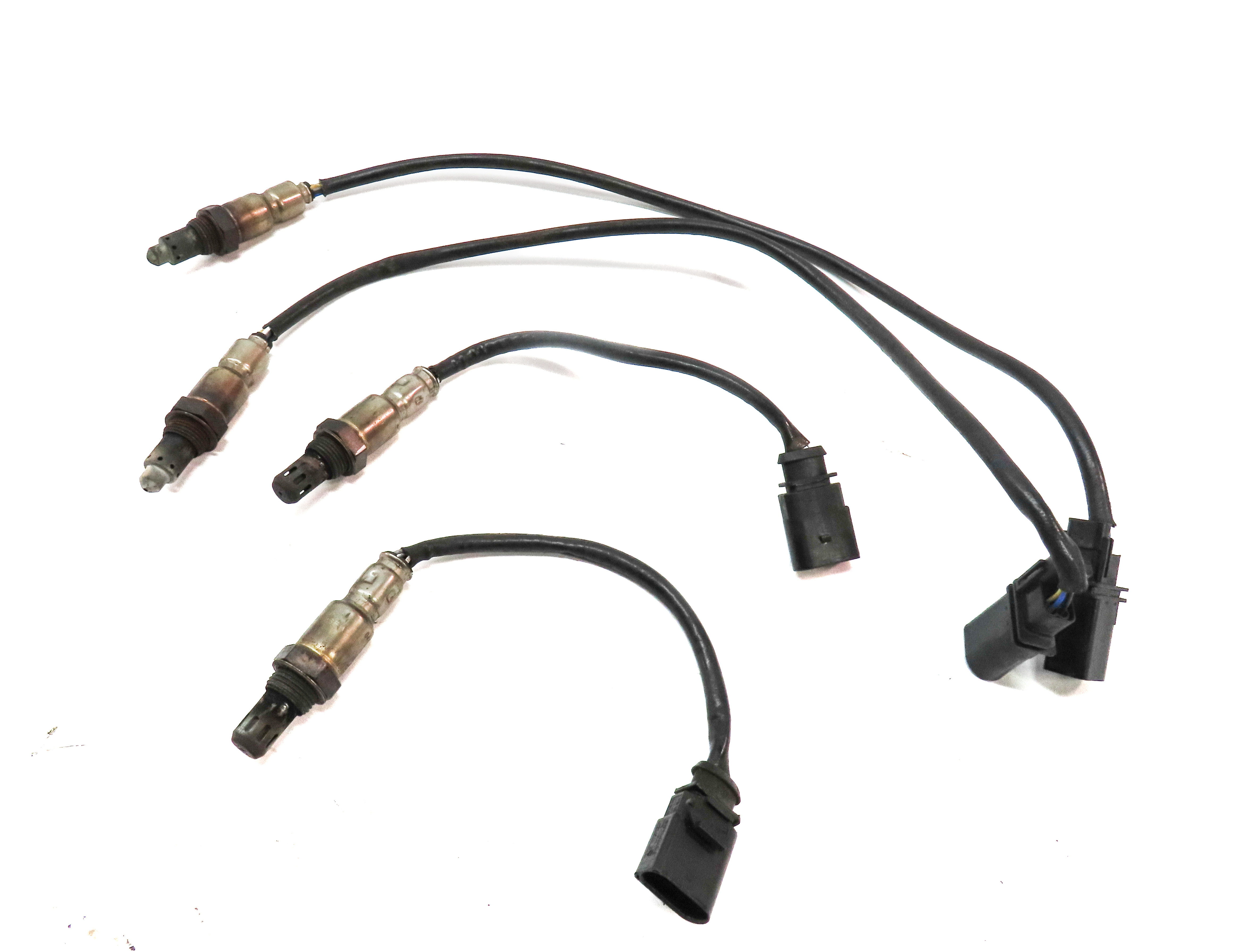 2017 AUDI Q7 (4M) 3.0L SUPER (CREC) ENGINE OXYGEN O2 LAMBDA PROBE SENSOR SET/4 — exact item pictured